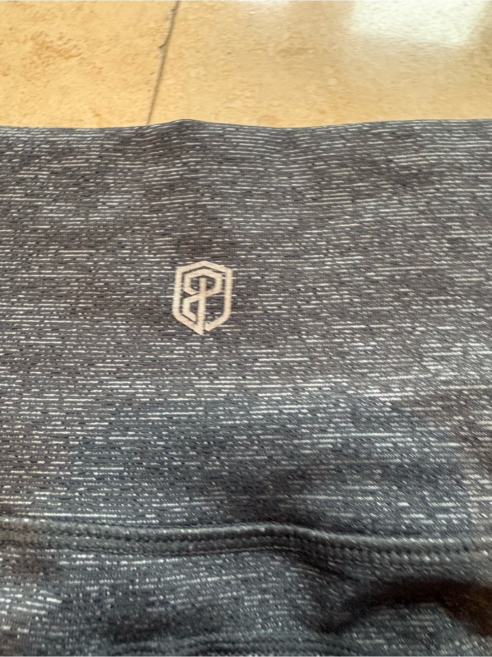 Born Primitive Gray Speckled Women's Performance Shorts - Picture 4 of 5